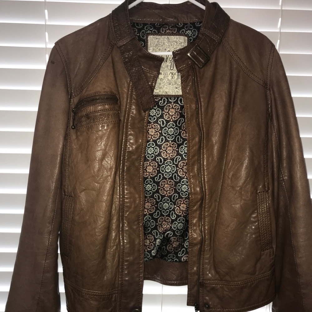 XDYE Leather Jacket
